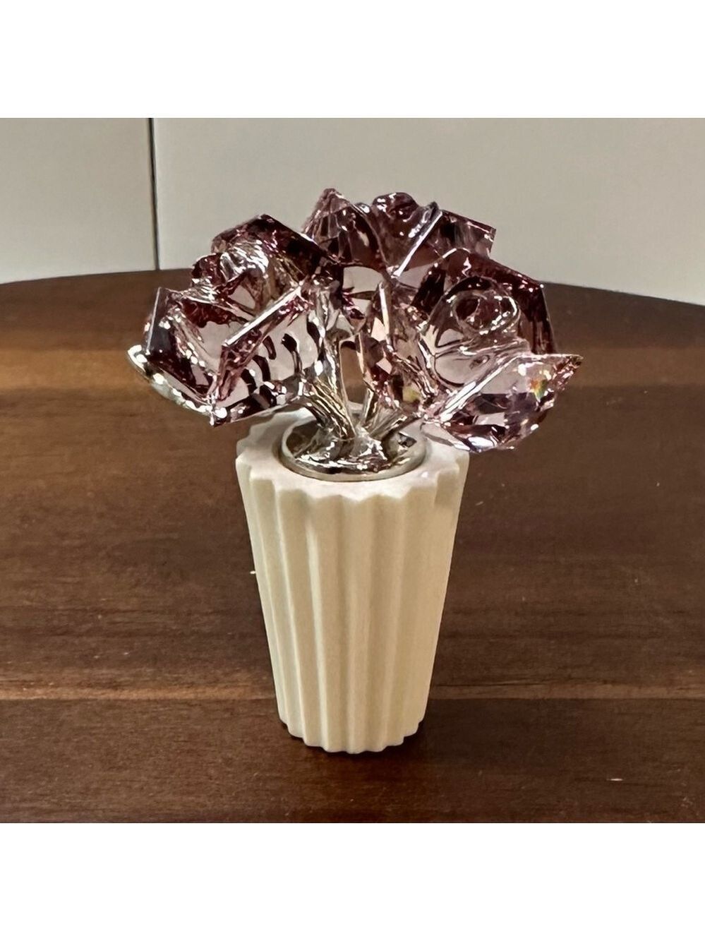Swarovski Rose Bouquet Figurine – Pink Crystal Flowers
Style #5268824 retired